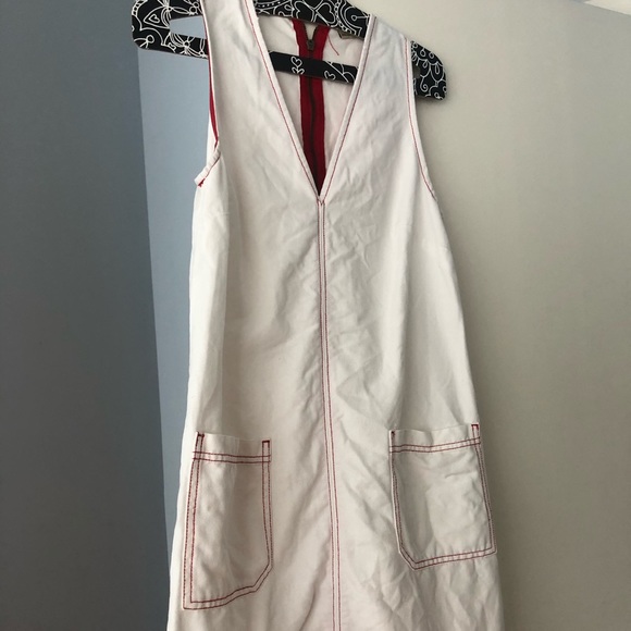 Anthropologie Holding Horses White Denim Dress - Picture 3 of 4